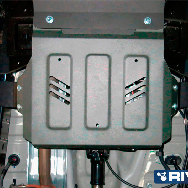 Alternative view of PLAQUE PROTECTION RIVAL BOITE TRANSFERT MITSUBISHI L200  2015->  (bO3