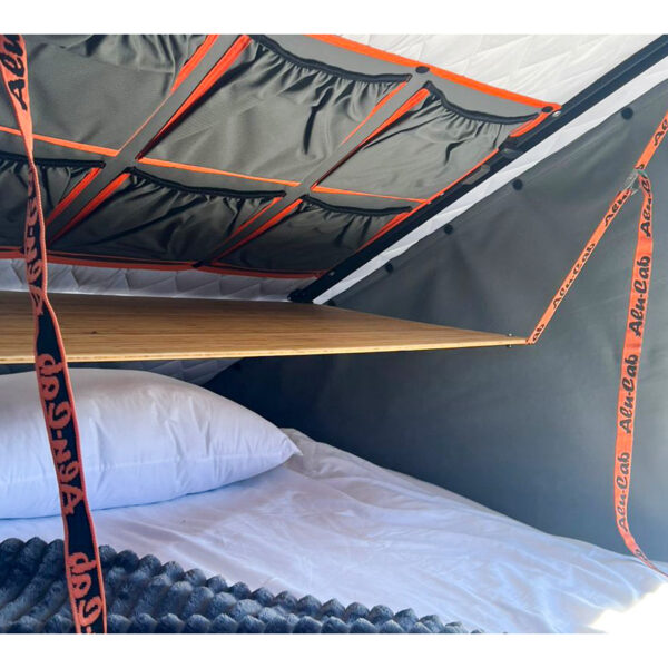 Table pliante intérieure Khaya Camper Icarus & Hercules toit relevable Alu-Cab