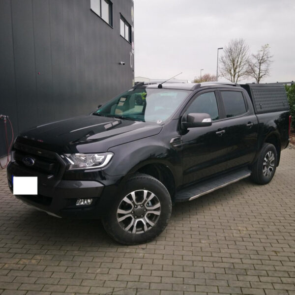 Hardtop Explorer noir strié Double Cabine Ford Ranger 2012-2022 Alu-Cab