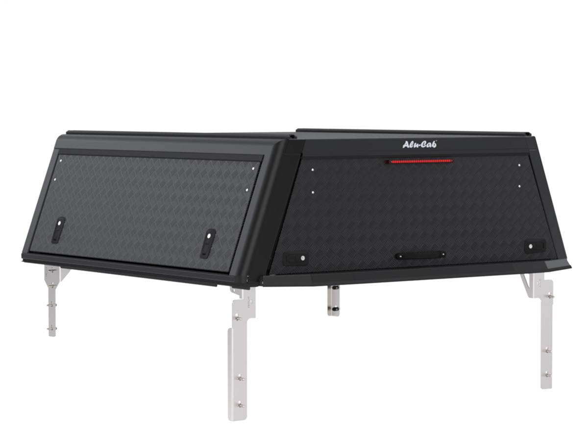 Hardtop Explorer Guard aluminium noir strié Ford Ranger 2023+ double cabine Alu Cab