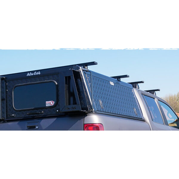 Hardtop Adventure noir strié Isuzu D-Max 2012-2020 double cabine Alu-Cab
