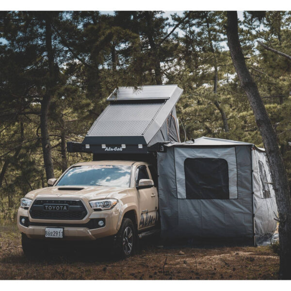 Ensemble de parois laterales de auvent 270° côté gauche Alu-Cab