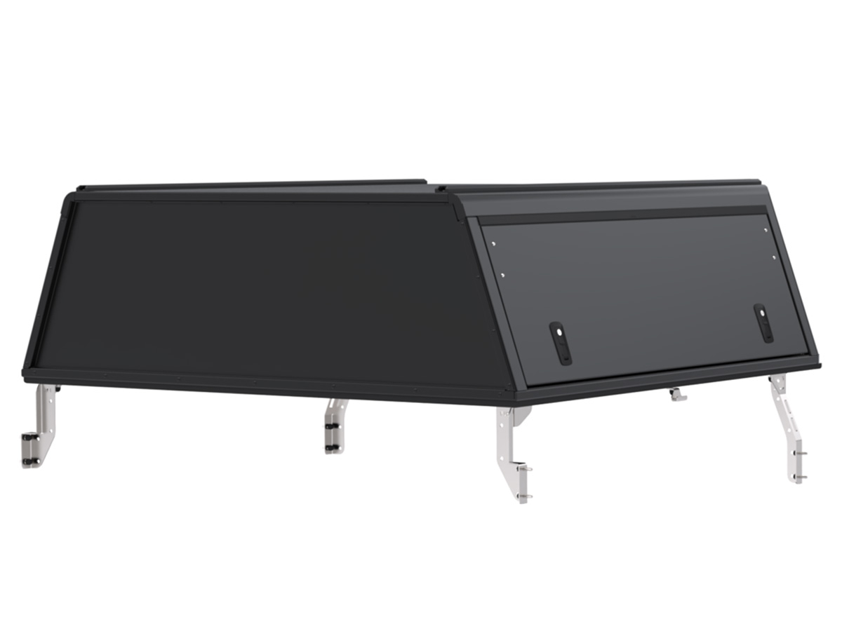 Hardtop Explorer Guard aluminium noir lisse Toyota Hilux Revo double cabine Alu Cab – Image 2