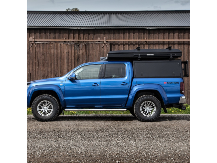 Hardtop Adventure noir lisse Volkswagen Amarok 2010-2022 double cabine Alu-Cab