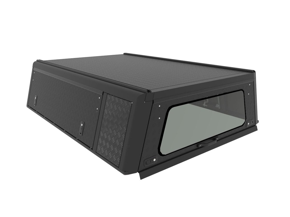 Hardtop Explorer noir strié Mitsubishi L200 2016+ Club-Cab Alu-Cab