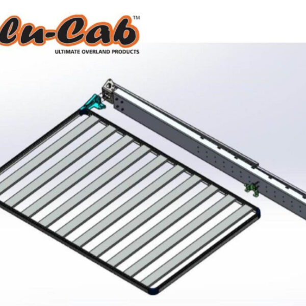 Support de auvent 270° 180° et 2M droit pour galerie slimline Front Runner par Alu-Cab