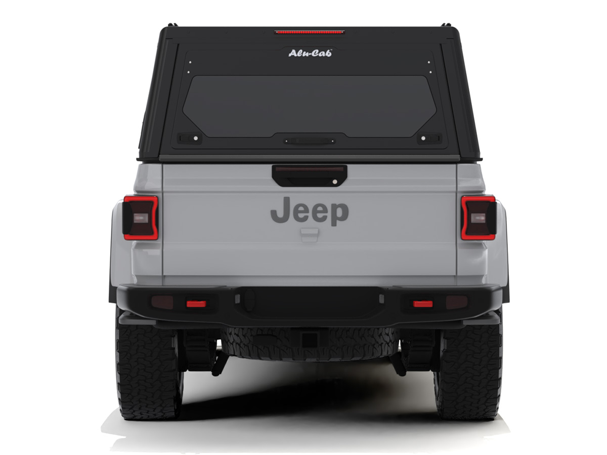Hardtop Contour noir/ lisse avec fenêtre latérale pour Jeep Gladiator 2019+ Alu-Cab – Image 6