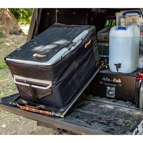 Plateau coulissant basculant pour réfrigérateur 80L Alu-Cab