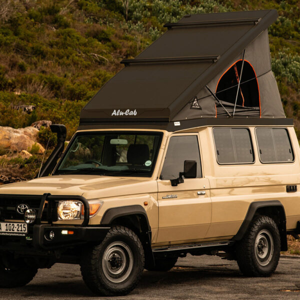 Toit relevable noir Alu-Cab Hercules G2 Land Cruiser 75 78