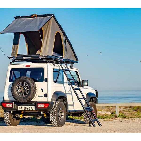 Alu-Cab Aluminium-Telescopic ladder for Roof top tent 2 meter with bag