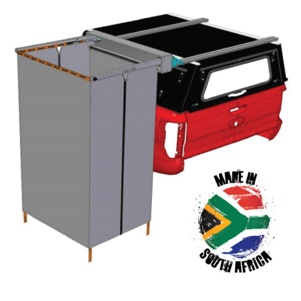 Support de douche Shower Cube sur barre de toit Alu-Cab