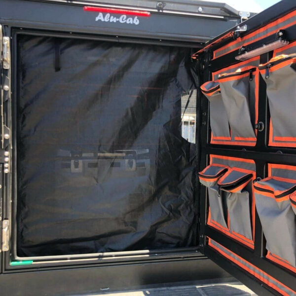 Moustiquaire de porte arrière hardtop canopy camper Toyota HZJ79 DC SC Alu-Cab