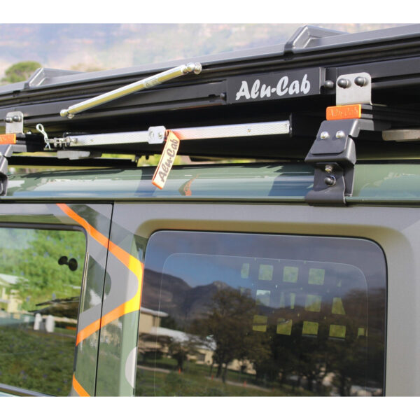 Supports de gouttière pour barres de toit transversales Alu-Cab