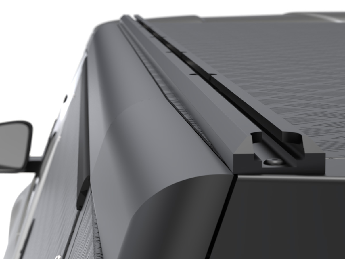 Hardtop Explorer Guard aluminium noir strié Toyota Hilux Revo extra cabine Alu Cab – Image 9