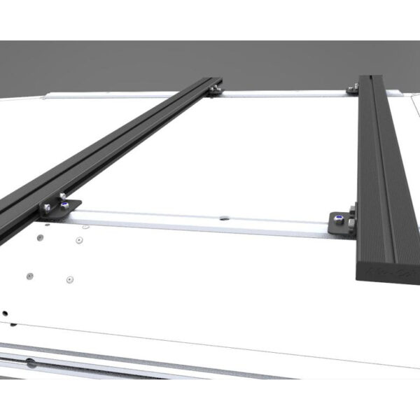Alternative view of Pieds pour barres de toit transversales 00 mm en noir Alu-Cab