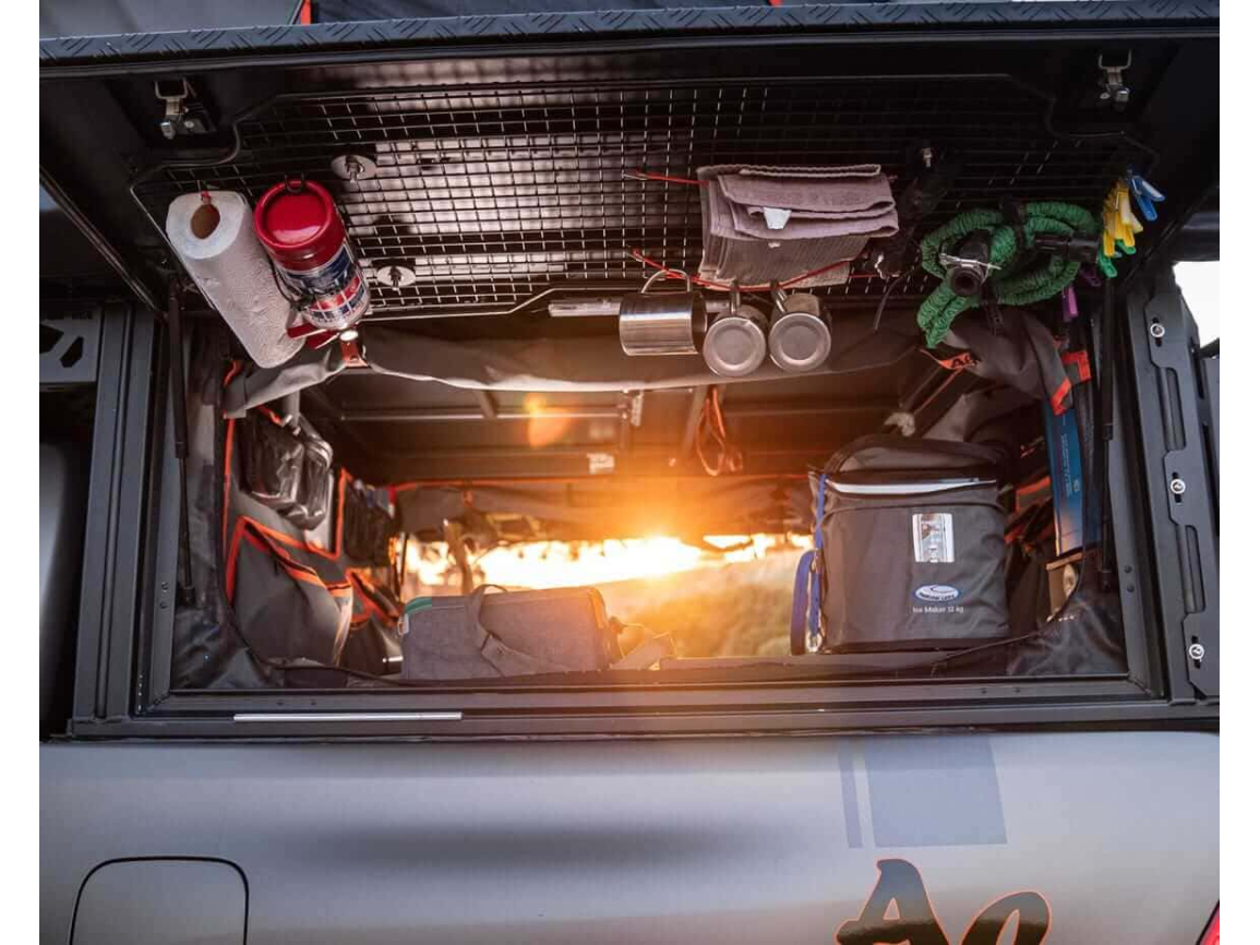 Sac en toile coté cabine hardtop camper Alu-Cab – Image 2