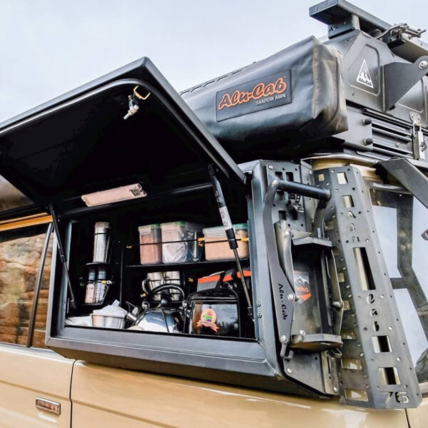 Alternative view of Kit cuisine pour coffre de rangement latéral droit Toyota Land Cruiser 76 Alu-Cab