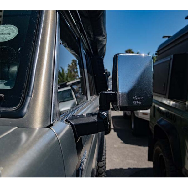 Alternative view of Rallonges de rétroviseurs extérieur Toyota Land Cruiser 76 78 79 Alu-Cab