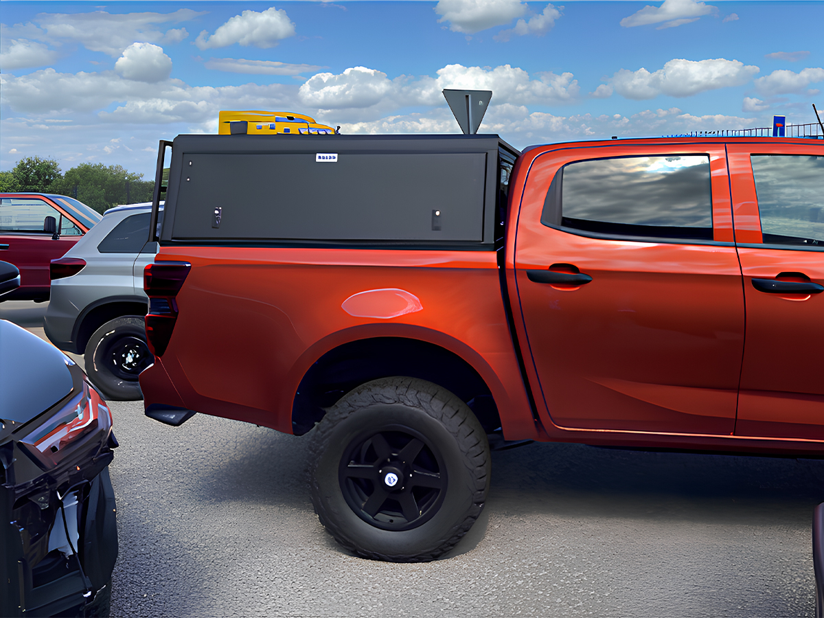 Hardtop Adventure noir/ lisse Isuzu D-Max 2021+ double cabine Alu-Cab – Image 2