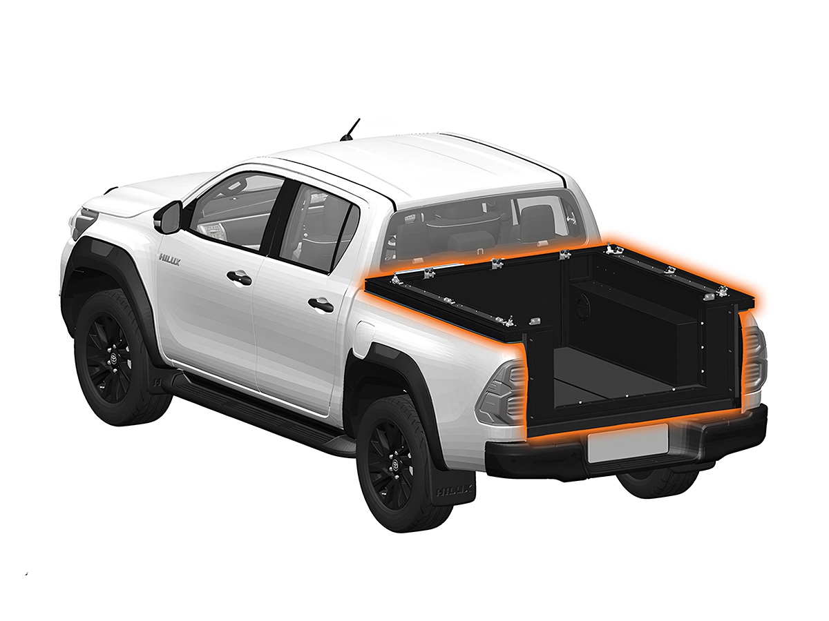 Plateforme ModCAP Alu-Cab Drive Off pour double cabine