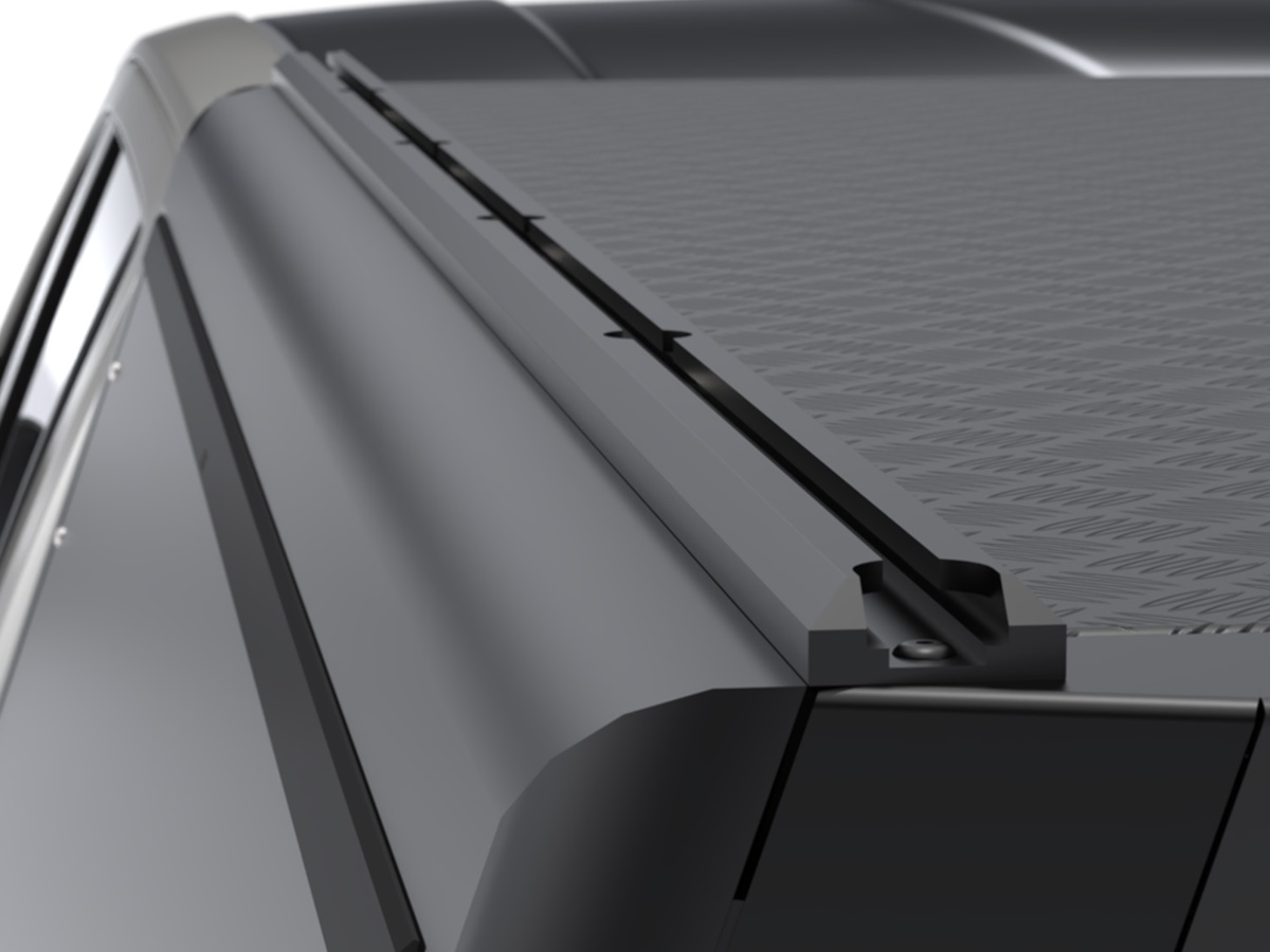 Hardtop Explorer Guard aluminium noir lisse Toyota Hilux Revo double cabine Alu Cab – Image 8