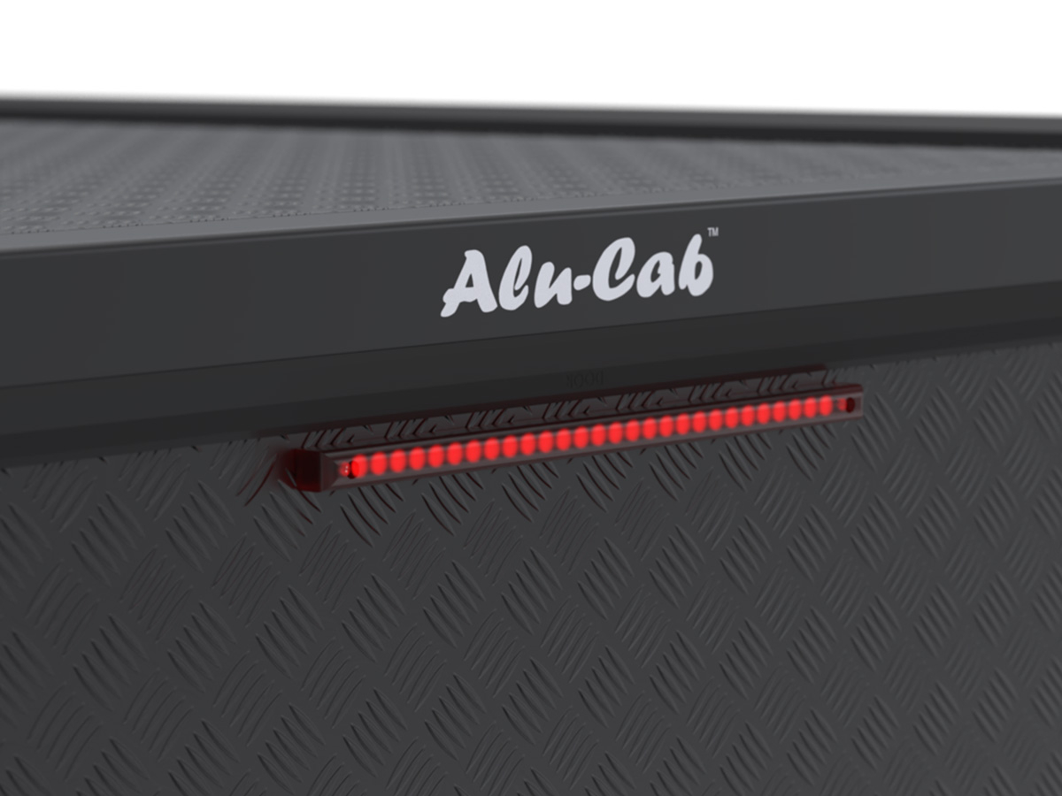 Hardtop Explorer Guard aluminium noir strié Toyota Hilux Revo double cabine Alu Cab – Image 9