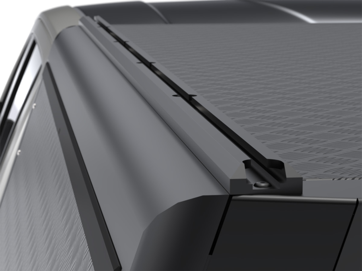 Hardtop Explorer Guard aluminium noir strié Toyota Hilux Revo double cabine Alu Cab – Image 8