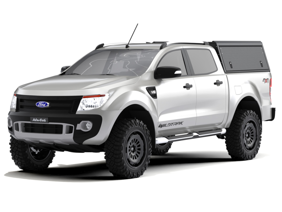 Hardtop Explorer Guard aluminium noir strié Ford Ranger 2012-2022 double cabine Alu Cab – Image 7