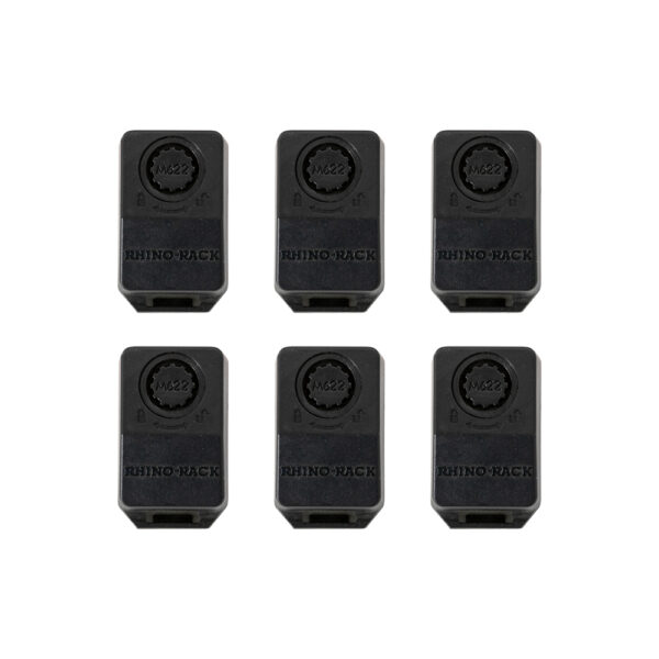 Serrated nut and additional secure core locking covers for Reconn-Deck Bars Rhino Rack