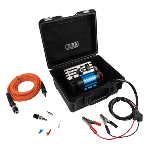 Mallette compresseur simple 12V Version 2 ARB avec tuyau 7m et raccords