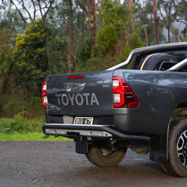 SUMMIT RAW REAR BUMPER 20ON HILUX OE TOWBAR/SENSORS – Image 3
