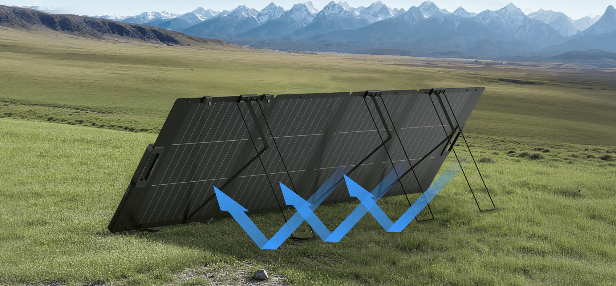 Panneau solaire portable léger bifacial 220W EcoFlow – Image 11