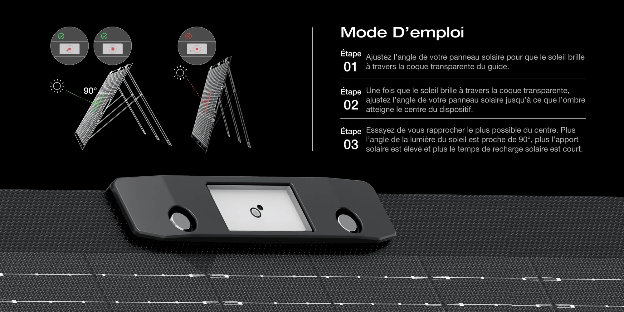 Panneau solaire portable léger bifacial 220W EcoFlow – Image 13