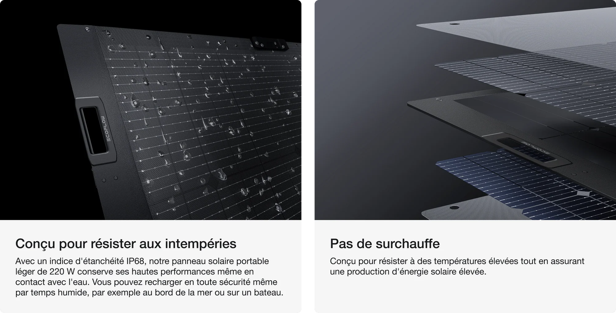 Panneau solaire portable léger bifacial 220W EcoFlow – Image 15