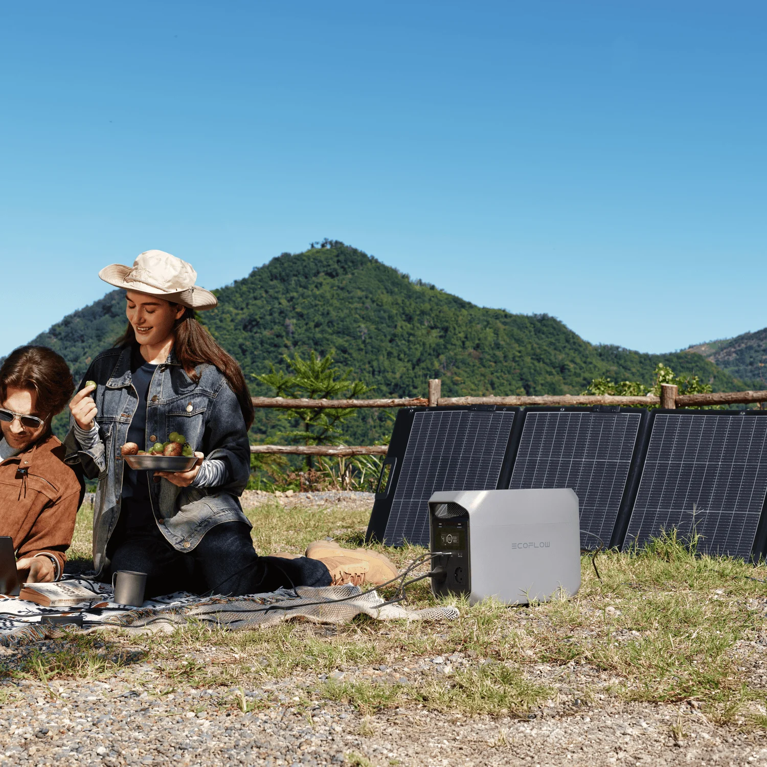 Panneau solaire portable léger bifacial 220W EcoFlow – Image 3