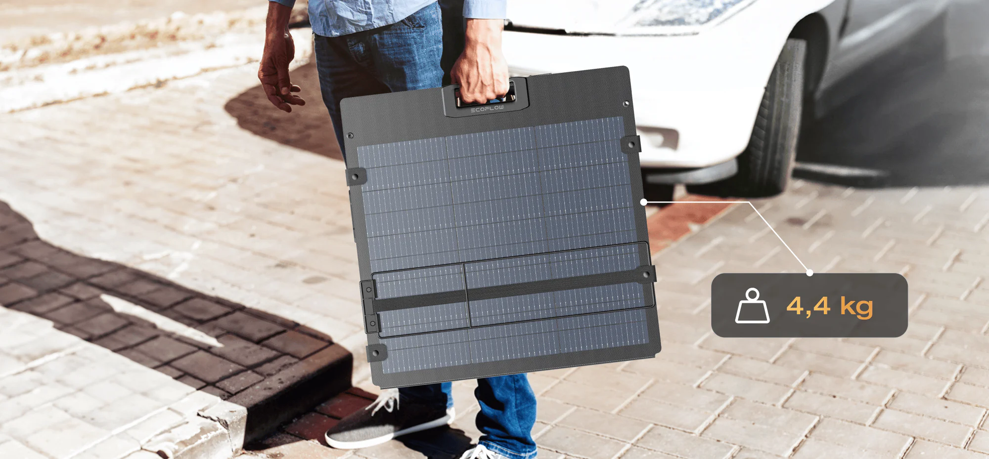 Panneau solaire portable léger bifacial 220W EcoFlow – Image 9