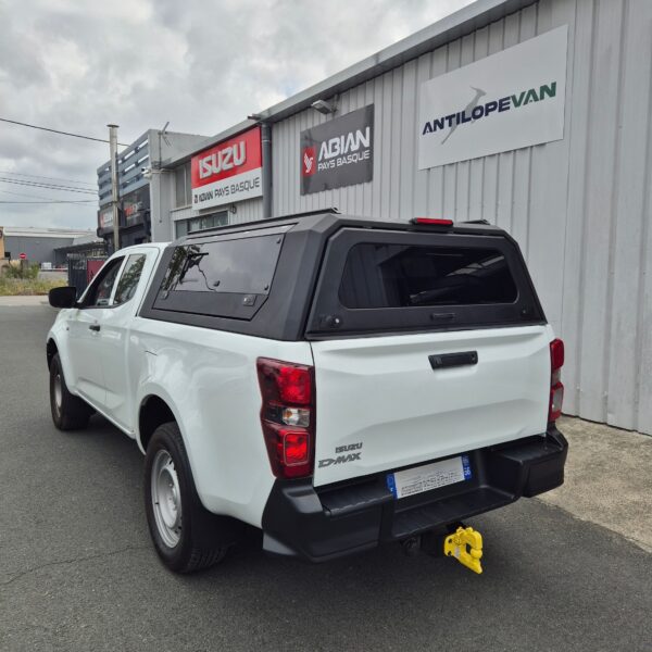 Hardtop vitré aluminium noir CW Isuzu D-Max Space Cab 2020+